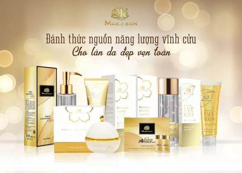 Thương hiệu dược mỹ phẩm Magic Skin nổi tiếng hàng đầu tại Việt Nam