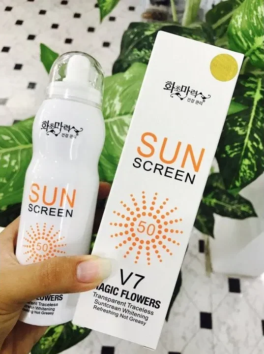 Xịt chống nắng Sun scren V7 - Thương hiệu Magic Flower