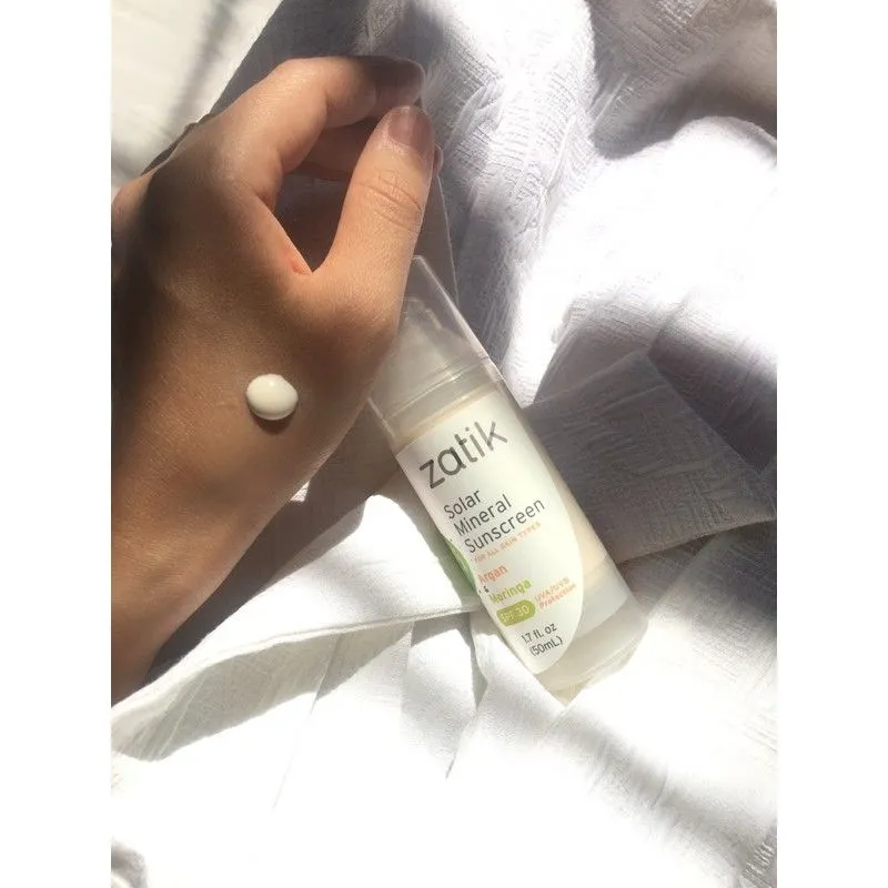 Zatik Solar Mineral Sunscreen SPF30 Kem Chống Nắng Organic Dịu Nhẹ