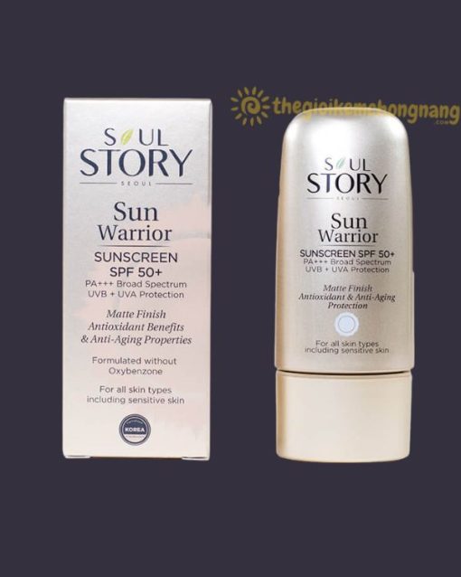 Kem chống nắng Soul Story Sun Warrior Spf50+ pa+++