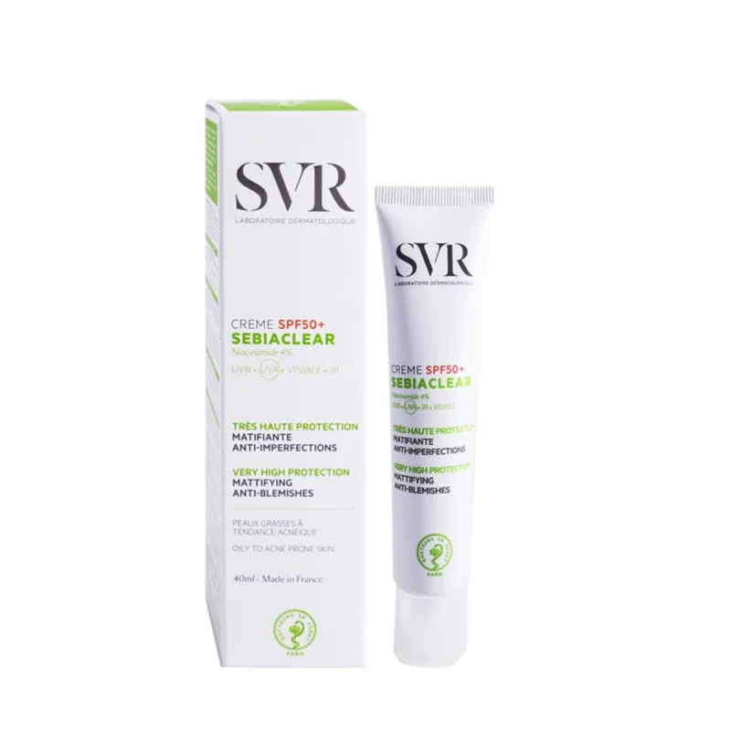 Kem Chống Nắng SVR Sebiaclear Creme SPF50+ công thức mới cải tiến
