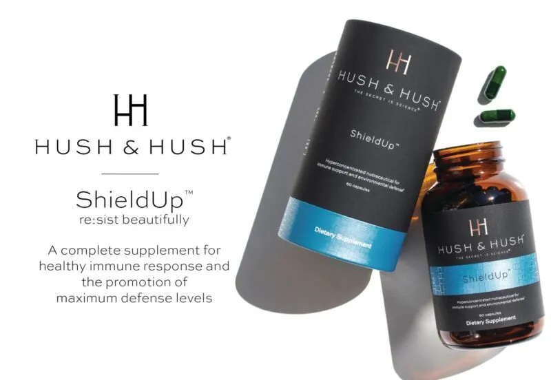 Sản phẩm Hush & Hush ShieldUp Capsule chăm sóc và bảo vệ da trước tác hại của ánh nắng