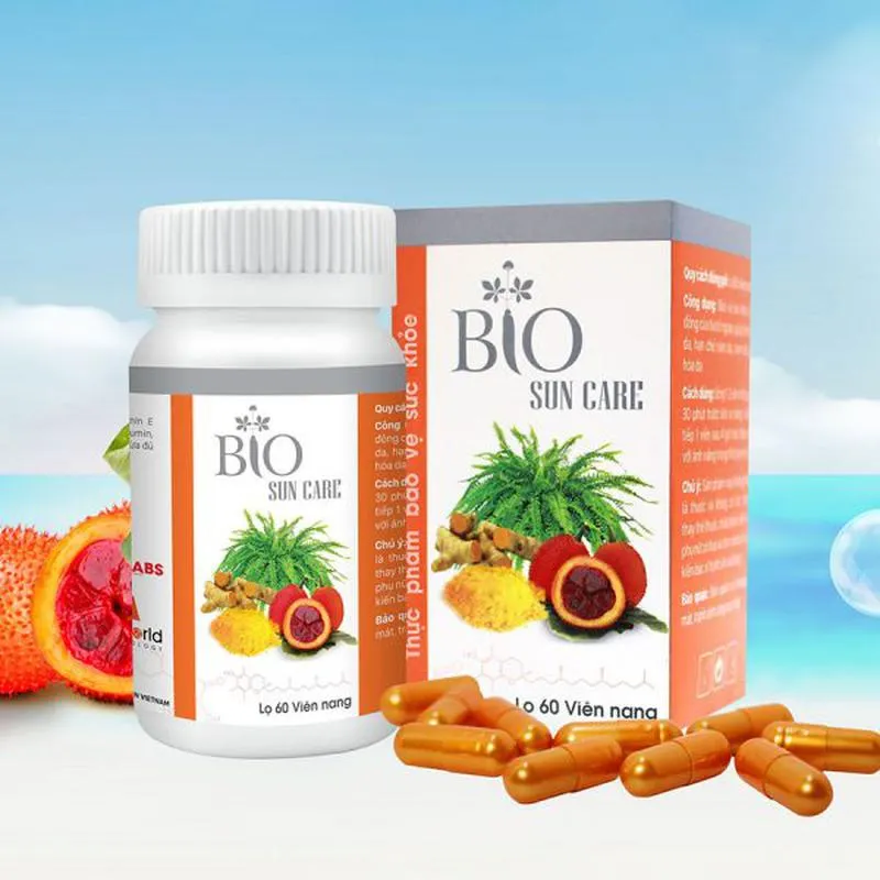 Viên uống Bio Suncare Geneworld hỗ trợ chống nắng nội sinh, giảm sạm nám, dưỡng sáng da và ngăn ngừa dấu hiệu lão hóa sớm