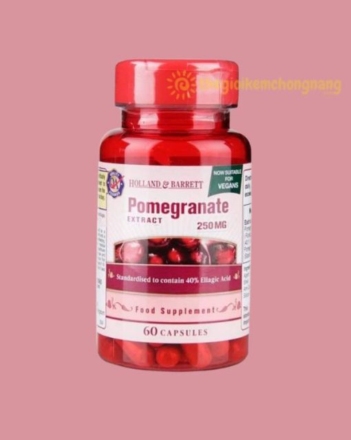 Viên uống chống nắng Pomegranate có tốt không?