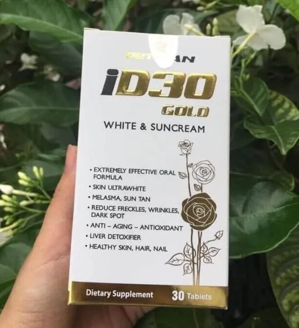 Viên uống id30 gold chống nắng, chống tia UV