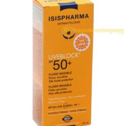 vỏ hộp Kem chống nắng Isis Pharma Uveblock Fluid SPF50