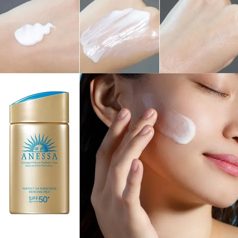 Cách dùng kem chống nắng Anessa Perfect UV Sunscreen Skincare Milk