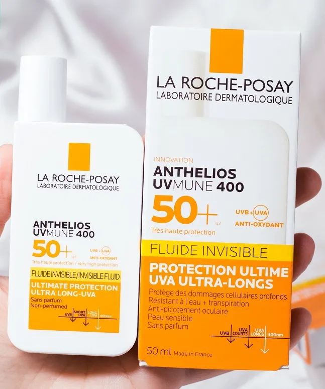 Kem Chống Nắng La Roche Posay Anthelios UVMUNE 400 thường được gọi tắt là Shaka vạch vàng