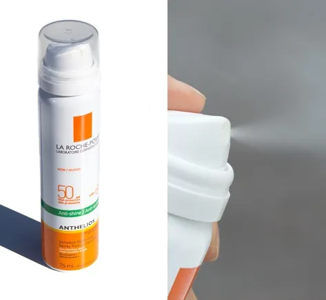Anthelios Invisible Fresh Mist với thiết kế đầu xịt phun sương mỏng nhẹ