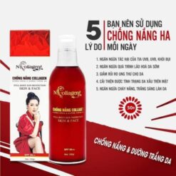 Kem Chống Nắng dưỡng ẩm HA N-Collagen SPF50/PA+++ không bết rít