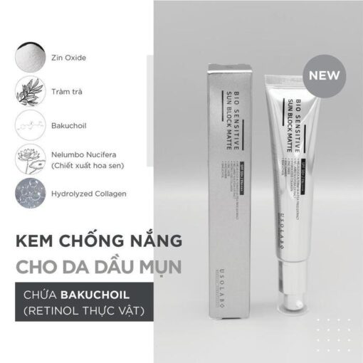 Kem chống nắng cho da dầu mụn Usolab làm sáng da