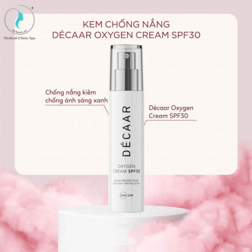 Kem chống nắng dạng kem Décaar Oxygen Cream SPF30 PA +++ chống nước tốt