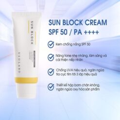 Kem chống nắng, dưỡng trắng Usolab Sun Block Cream SPF 50+ PA ++++ giảm thâm mụn