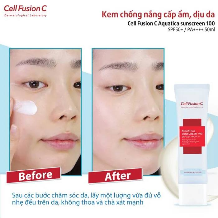 Cell Fusion C Aquatica Sunscreen – Chống Nắng & Dưỡng Ẩm Toàn Diện Cho Da