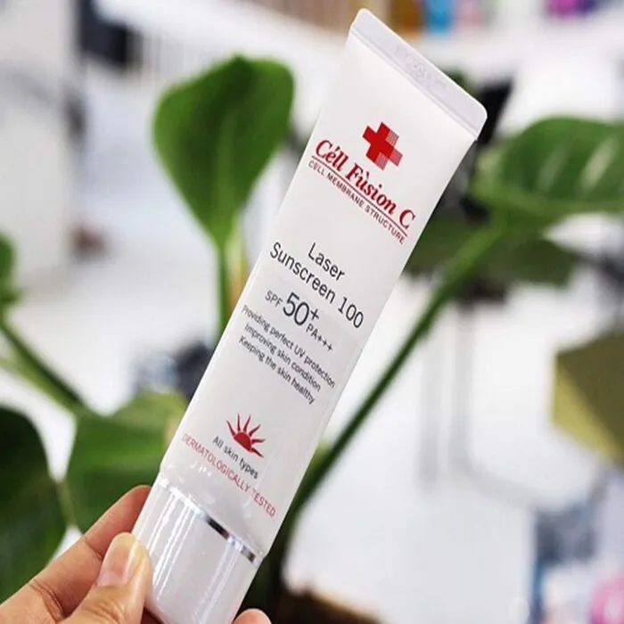 Cell Fusion C Laser Sunscreen 100 Bảo vệ da nhạy cảm dưới nắng gắt