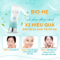 kem chống nắng sinh học Dr Lacir BioHe Protection SPF50PA+++cực bám dính