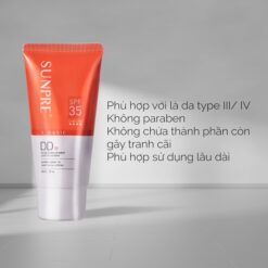 Da nhạy cảm vẫn có thể dùng Mona Frema SUNPRE DD X-Basic 35 Light Suncreen Lotion