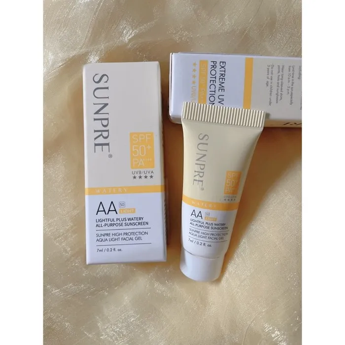 Review Kem Chống Nắng SUNPRE High Protection AA Light Facial Gel