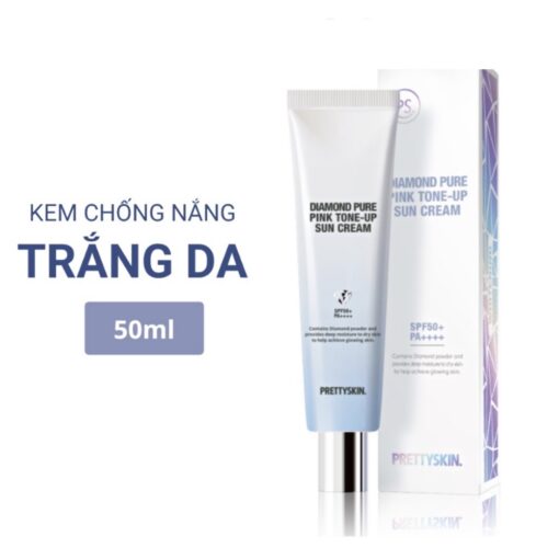 Kem chống nắng Pretty Skin Diamond Pure Pink Tone-Up Sun Cream SPF50+/PA++++ có công dụng tốt