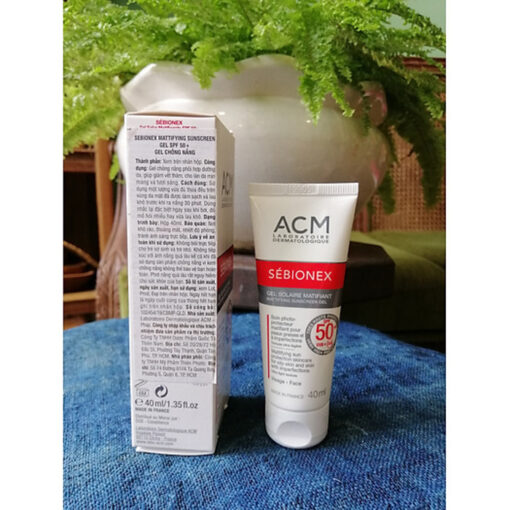 Gel chống nắng cho da mụn ACM Sebionex Mattifying Sunscreen Gel SPF50+ giá tốt