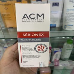 Gel chống nắng cho da mụn ACM Sebionex Mattifying Sunscreen Gel SPF50+ không mùi