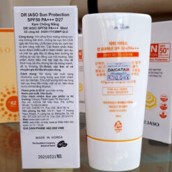 Kem Chống Nắng Dr.IASO Sun Protection SPF50+ PA++++ thành phần hoá học