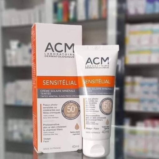 Kem chống nắng ACM Sensitelial Tinted Mineral Sunscreen Cream SPF50+ giá tốt