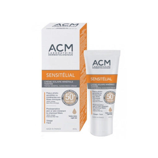 Kem chống nắng ACM Sensitelial Tinted Mineral Sunscreen Cream SPF50+ làm sáng da