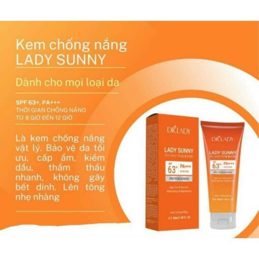 Kem chống nắng Dr.Lady Lady Sunny SPF 63+PA+++ chính hãng