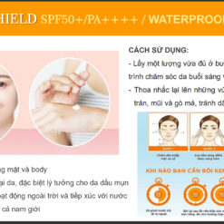 Kem chống nắng chịu nước thế hệ mới IASO SUN SHIELD SPF50+/PA++++ dễ dàng sử dụng