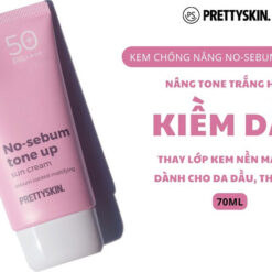 Kem chống nắng nâng tông kiềm dầu Pretty Skin No-sebum Tone Up Sun Cream SPF50+ PA++++ kiềm dầu tốt