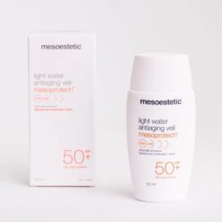 Kem chống nắng Mesoestetic Light Water Antiaging Veil Mesoprotech SPF50+ được thiết kế để bảo vệ da khỏi tác động của tia tử ngoại B (UVB)