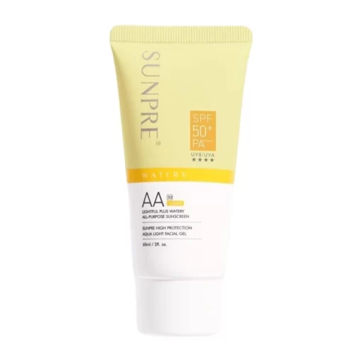 Kem chống nắng không màu kiềm dầu SUNPRE High Protection Aqua Light Facial Gel SPF50+/PA+++ được thiết kế đẹp