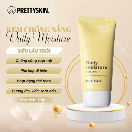 Kem chống nắng Pretty Skin Daily Moisture Sun Cream SPF50+ PA++++ giá cả cạnh tranh