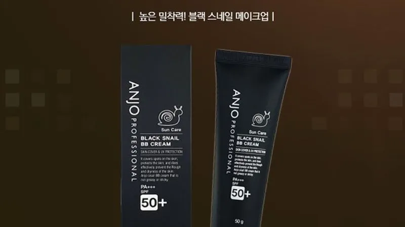 Kem Nền chống nắng Anjo Professional Black Snail BB Cream 50g SPF50+ PA++ thiết kế sang trọng