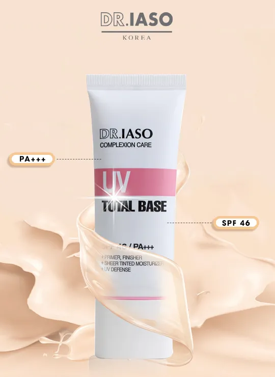 Kem trang điểm chống nắng Dr.IASO CC UV Total Base SPF46 PA+++ thẩm thấu nhanh