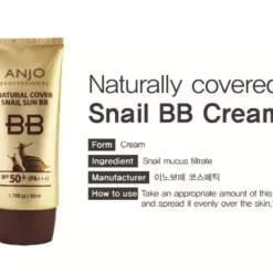 kem chống nắng trang điểm từ ốc sên anjo natural cover snail sun bb spf50+ pa+++ chống nắng tốt