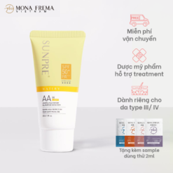 Kem chống nắng không màu kiềm dầu SUNPRE High Protection Aqua Light Facial Gel SPF50+/PA+++ công dụng tuyệt vời