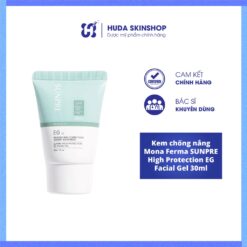 Kem chống nắng màu nền cho da mụn SUNPRE High Protection EG Facial Gel SPF50+/PA+++ thẩm thấu nhanh