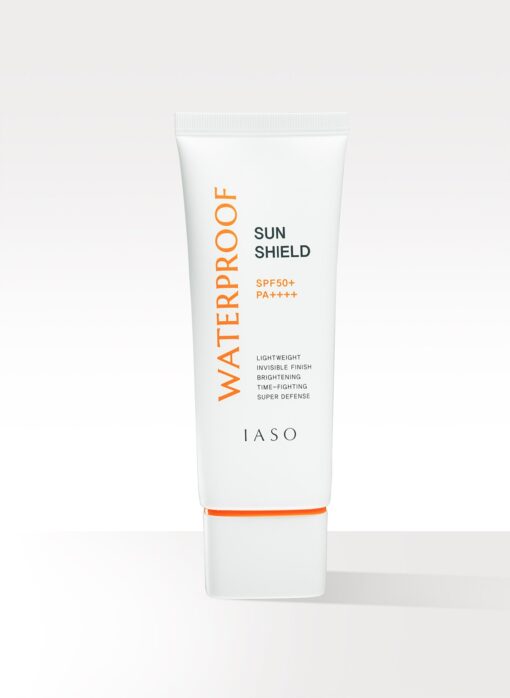 Kem chống nắng chịu nước thế hệ mới IASO SUN SHIELD SPF50+/PA++++ bao bì đẹp mắt