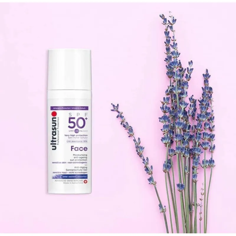 Kem Ultrasun Face Anti-Ageing Sun Protection có chỉ số chống nắng mạnh mẽ