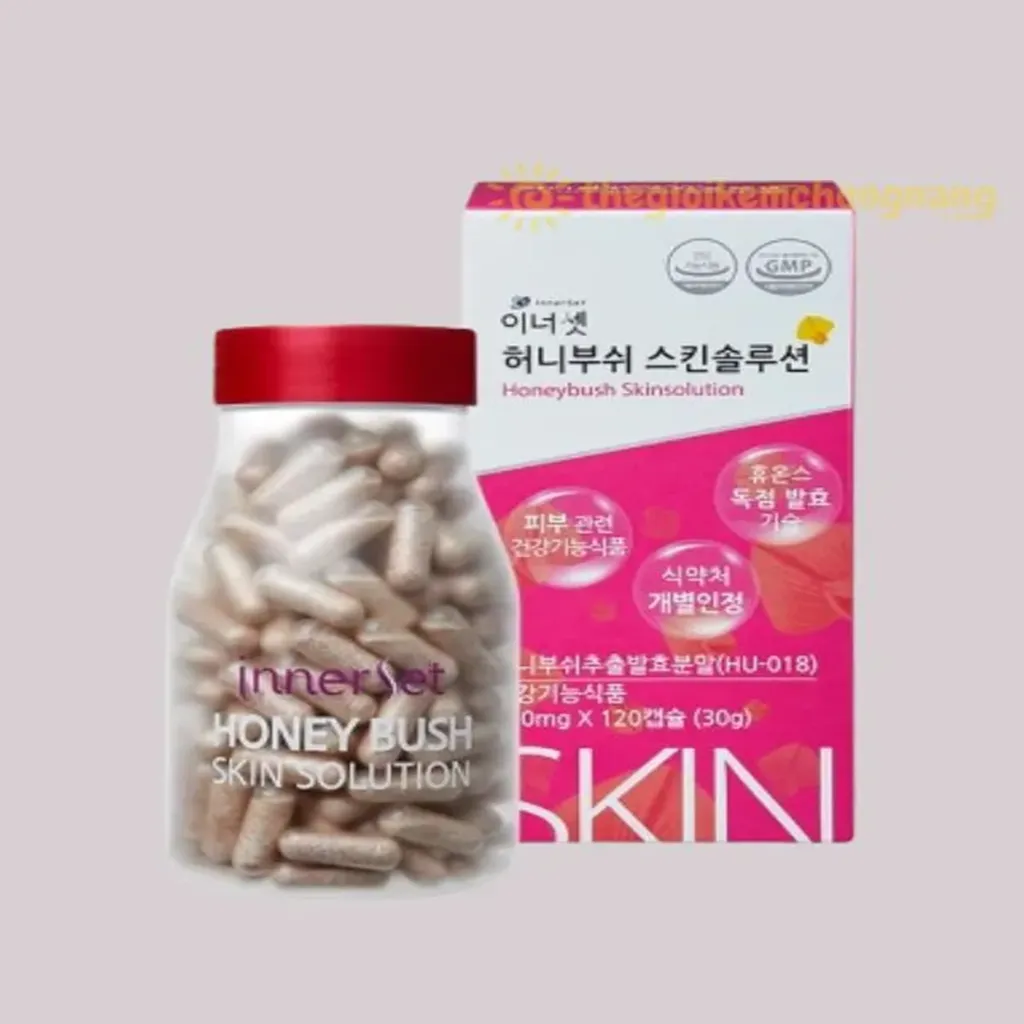 Viên Uống Chống Nắng Innerset Honeybush Skin Solution chăm sóc và bảo vệ da từ thiên nhiên
